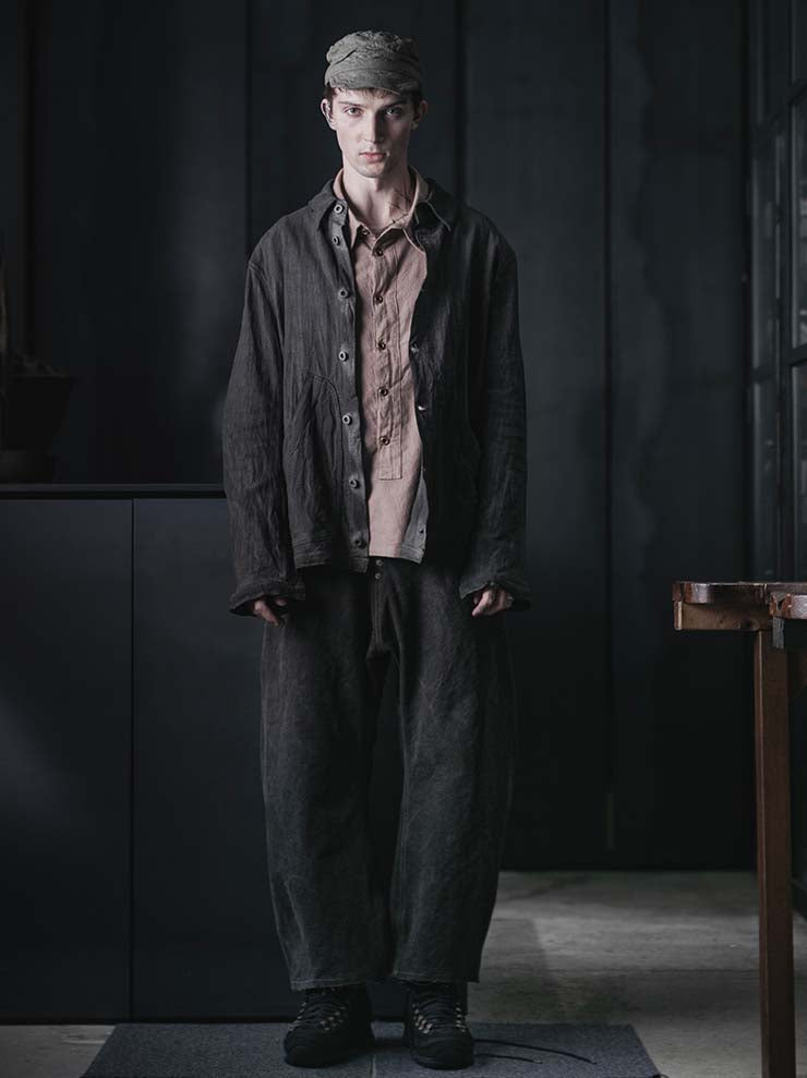 EVAN SCOTT MONROE<br>Coal Miners Coat / Sumi Ink, Charcoal
