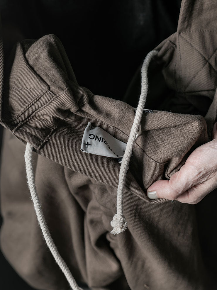 GATHERING<br>DOUBLE BAG / KHAKI GREEN