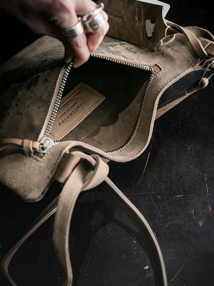 Tagliovivo<br> Casual pocket bag CULATTA REVERSE / SILT