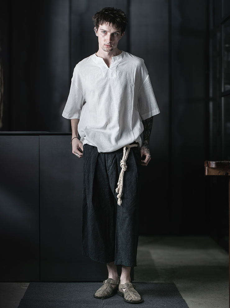 MONAD<br>Nakamura Shorts / Handdyed GreyNakamura-Shorts