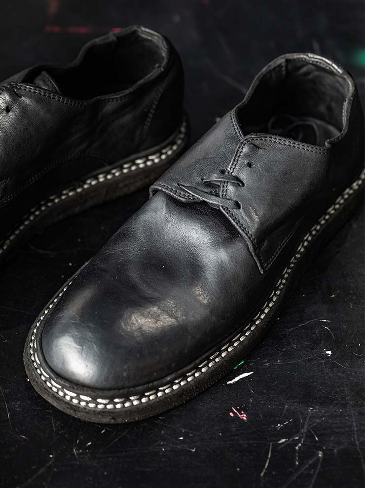 GUIDI<br>WOMENS ダービーシューズ 9920_N BLKT / SOFT HORSE FULL GRAIN
