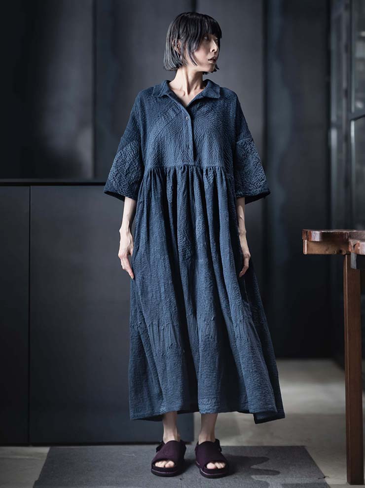 By Walid<br> WOMENS WEDNESDAY DRESS / INDIGO / SIZE XS
