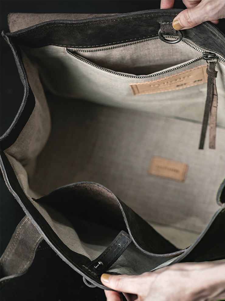 tagliovivo<br> Doctor Bag L CULATTA REVERSE / GRAPHITE