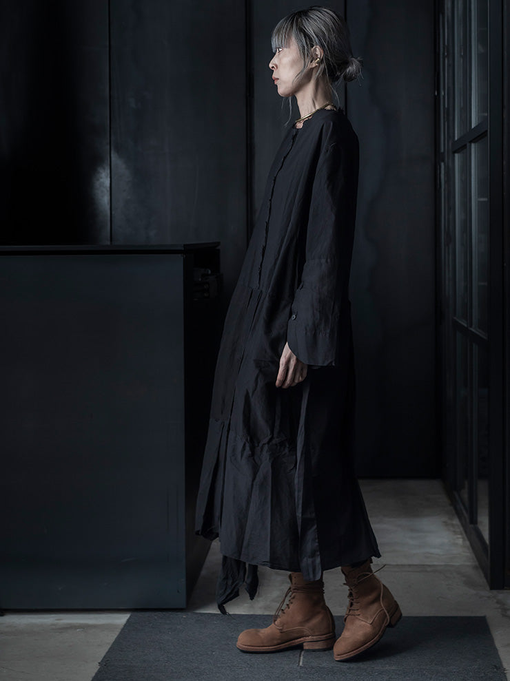 ATELIER SUPPAN <br>WOMENS SILK PATCHWORK DRESS