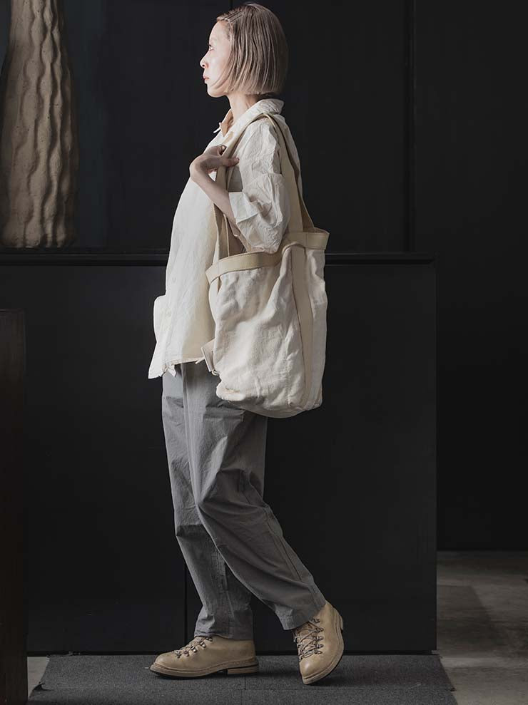 CASEY CASEY<br>WOMENS FABI ITALIEN パンツ / LIGHT GREY