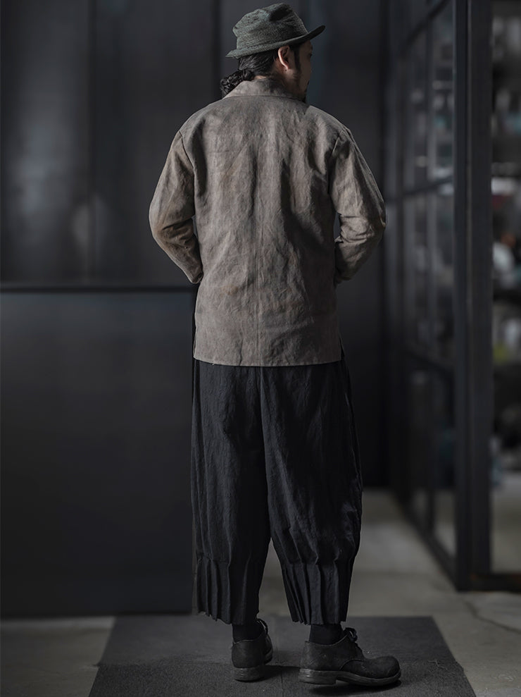 Tagliovivo<br>MENS Hemp work jacket H.D. HEMP + CULATTA REV / SILT
