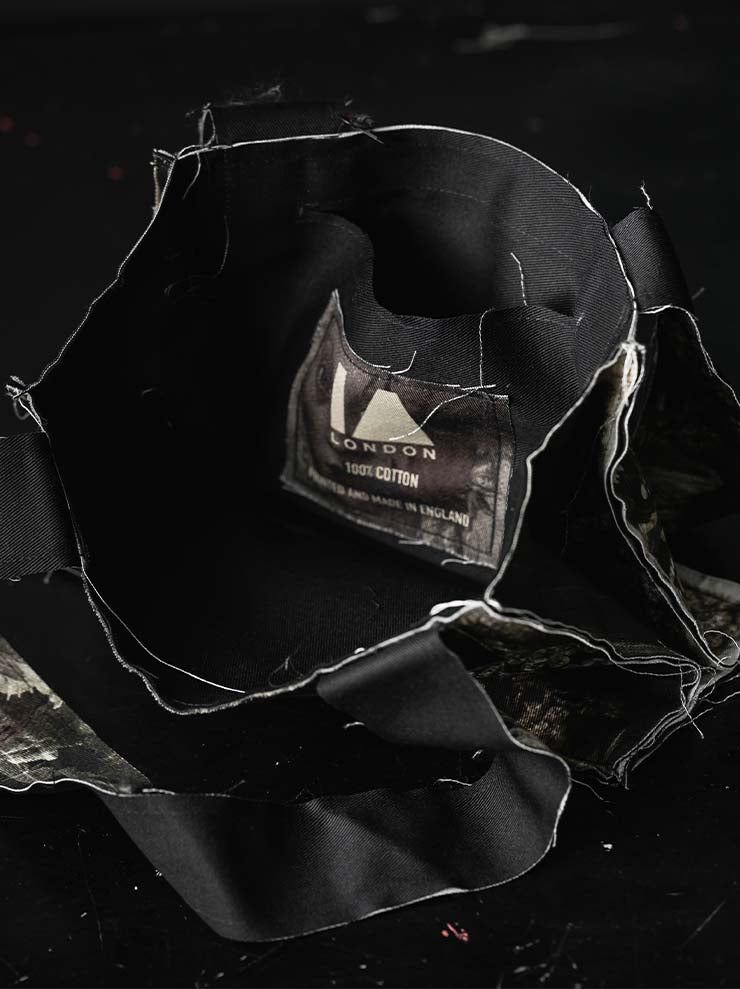 IA LONDON<br>BRICK CARRIER SMALL HAND BAG / DIAMONDS PRINT