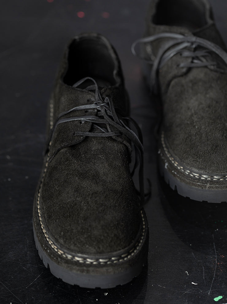 GUIDI<br>MENS クラシックダービーシューズ 792V_N BLKT / BISON REVERSE