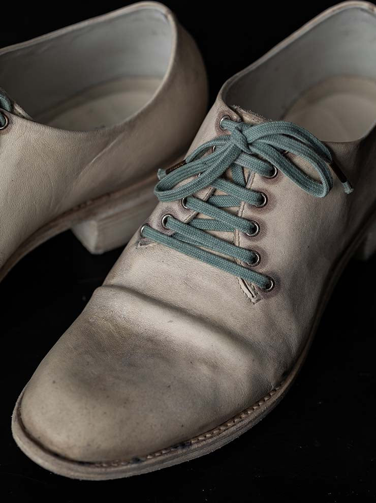 EMATYTE<br> MENS Horse Leather Culatta Stone Washed Shoes / BONE