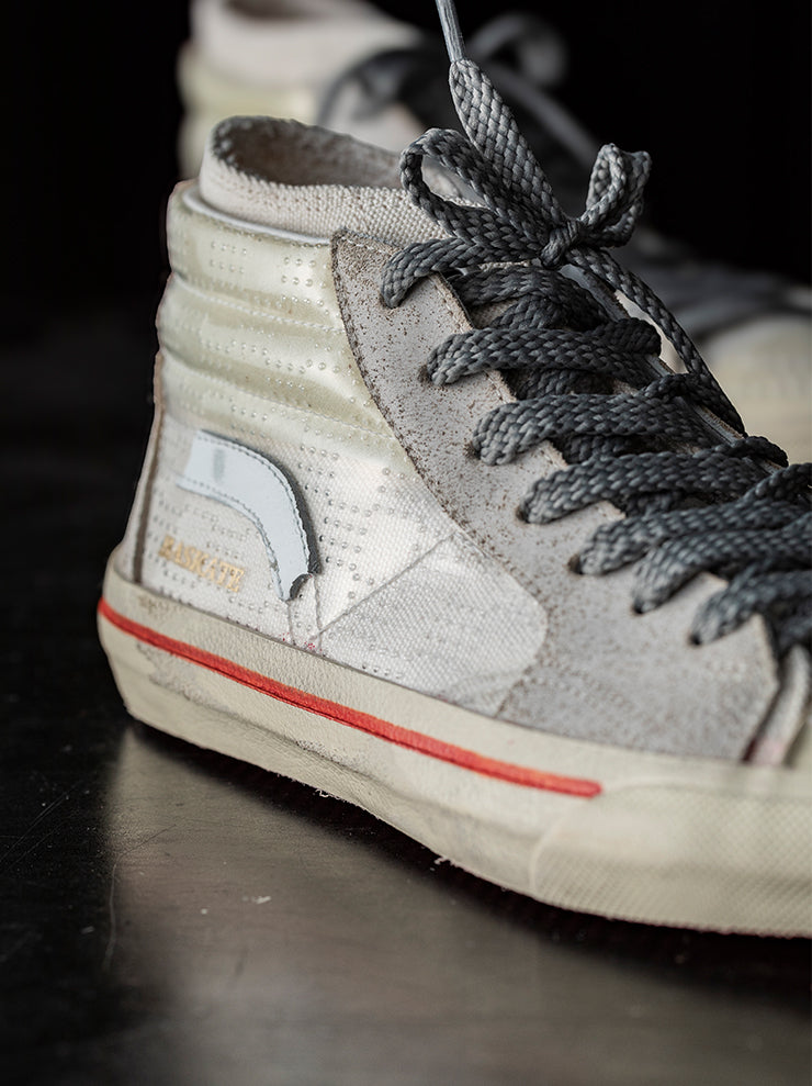 HIDNANDER<br>WOMENS ハイカットスニーカー / Off White
