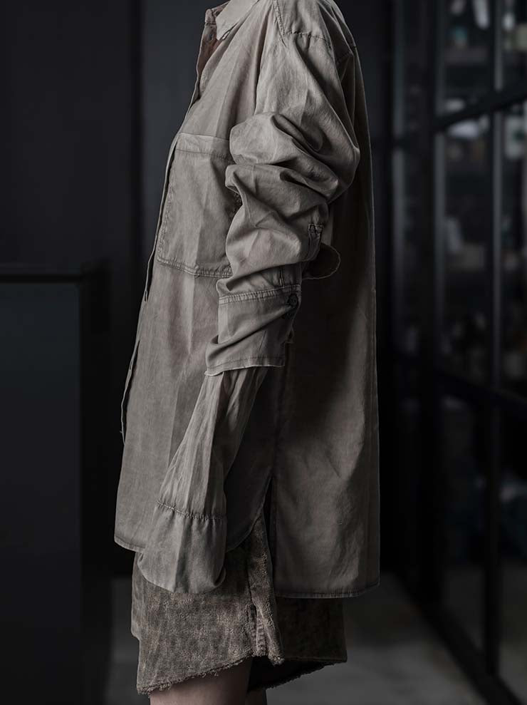 TOTUM<br> WOMENS Double Layer Cuff Shirt / Dune