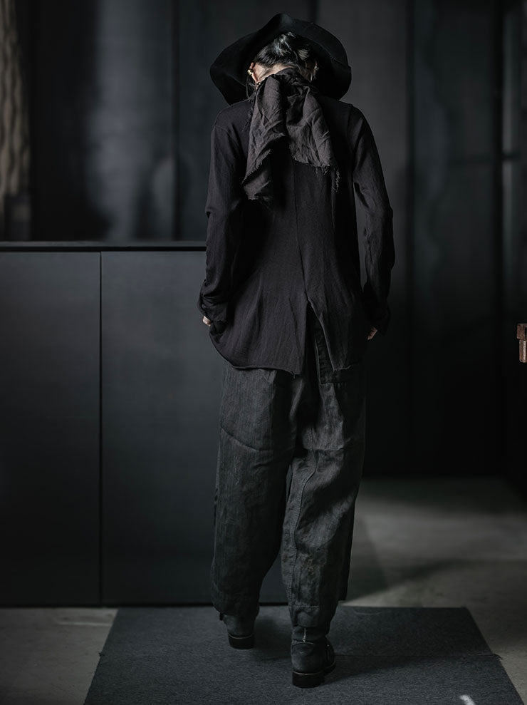 ATELIER SUPPAN<br>WOMENS WOOL LONG SLEEVE T-SHIRT / W26-57