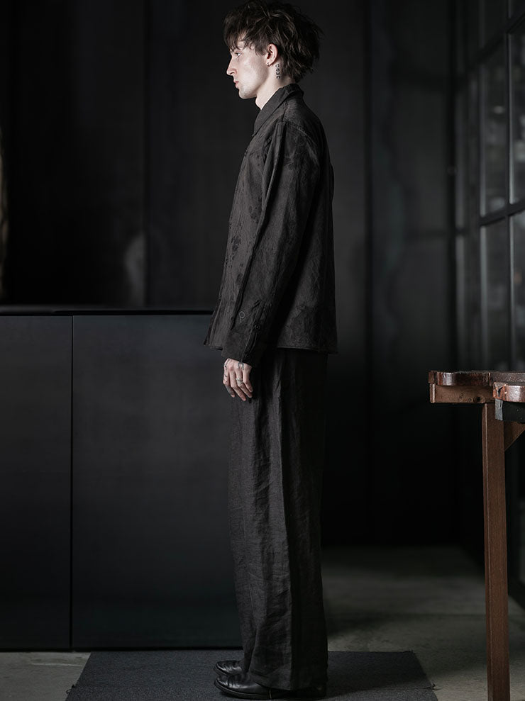 toward(s)<br>WELT SHIRT IN RUST DYED CANVAS / Rust Black