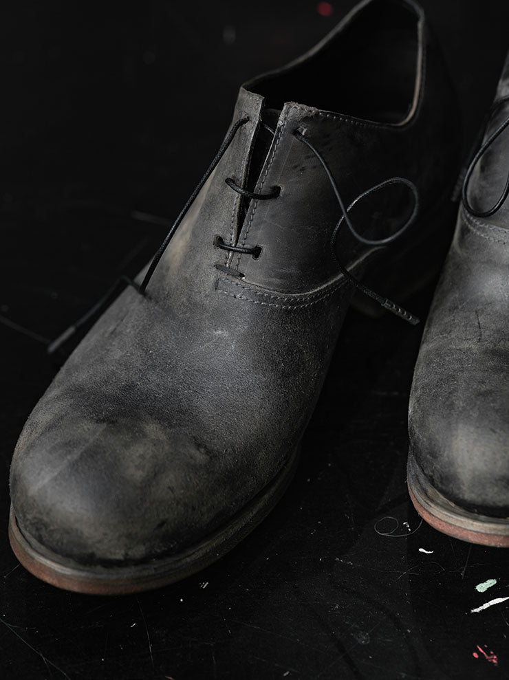 EMATYTE<br />MENS Horse Leather Culatta Reverse Shoes / Grey R