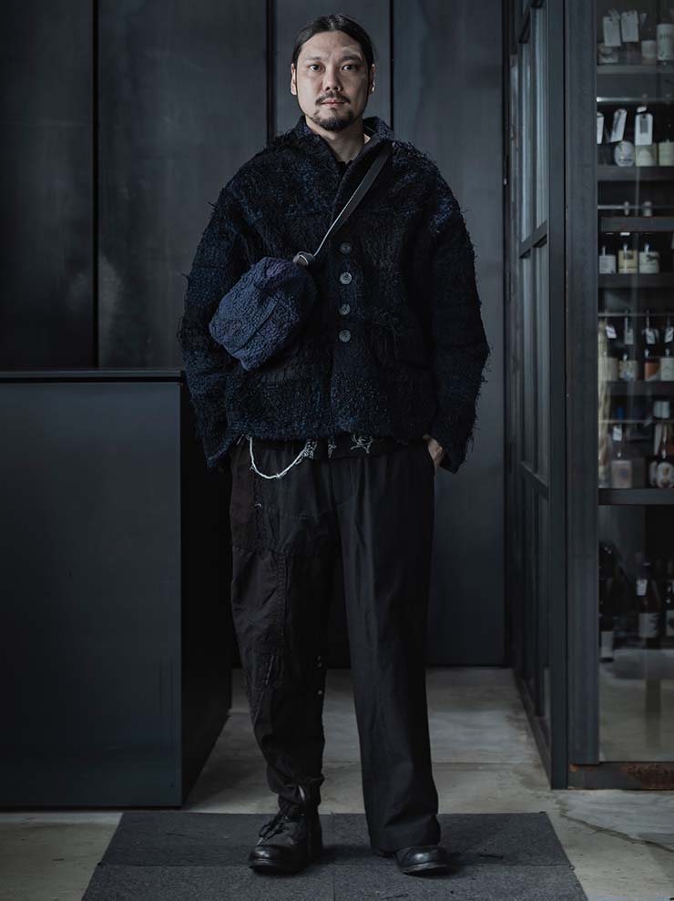 By Walid<br>MENS デイヴィストラウザー / BLACK L