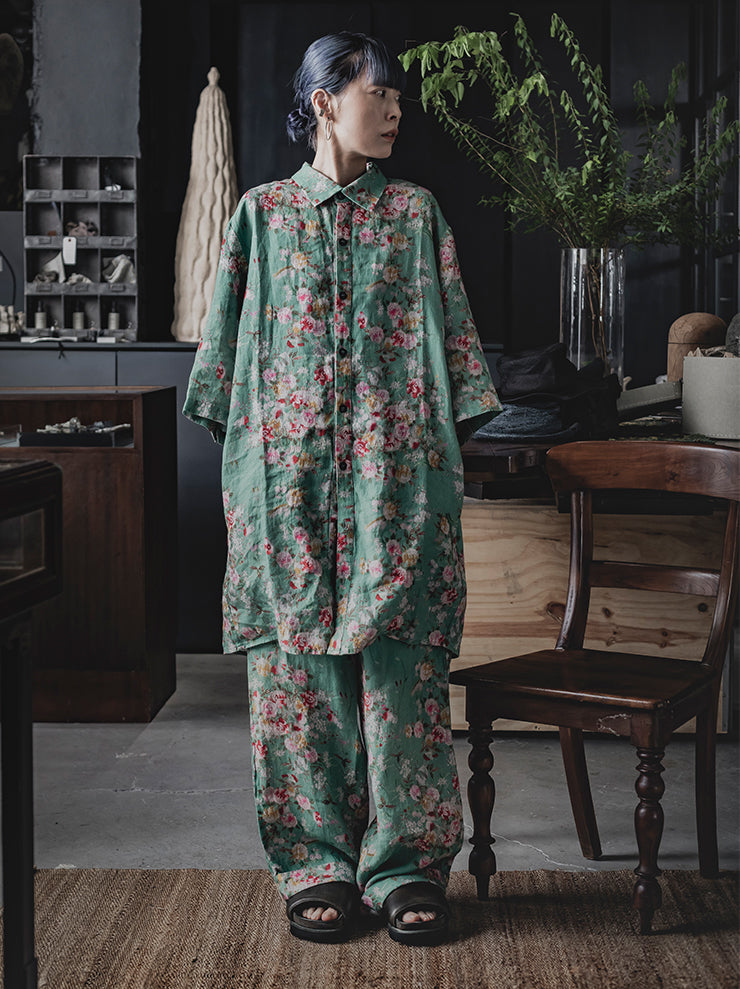 By Walid<br> WOMENS SYD TROUSERS / JADE