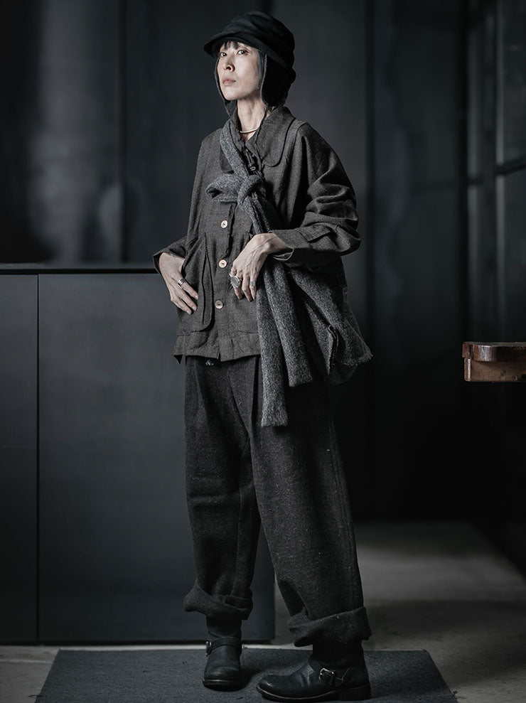 GATHERING<br>PEARDROP BAG / DARK GREY