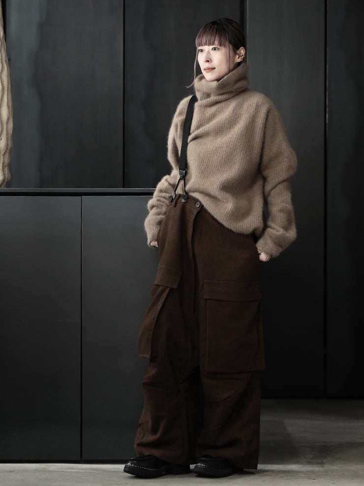 RUNDHOLZ DIP<br>WOMENS ワークサルエルパンツ / KHAKI