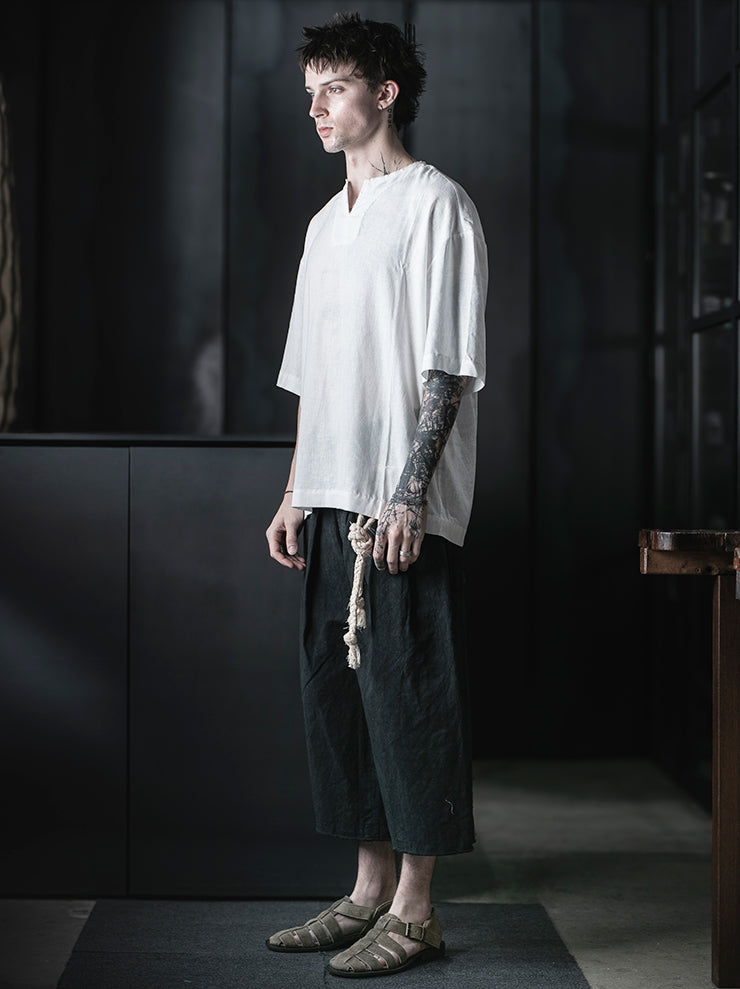 MONAD<br>Nakamura Shorts / Handdyed GreyNakamura-Shorts