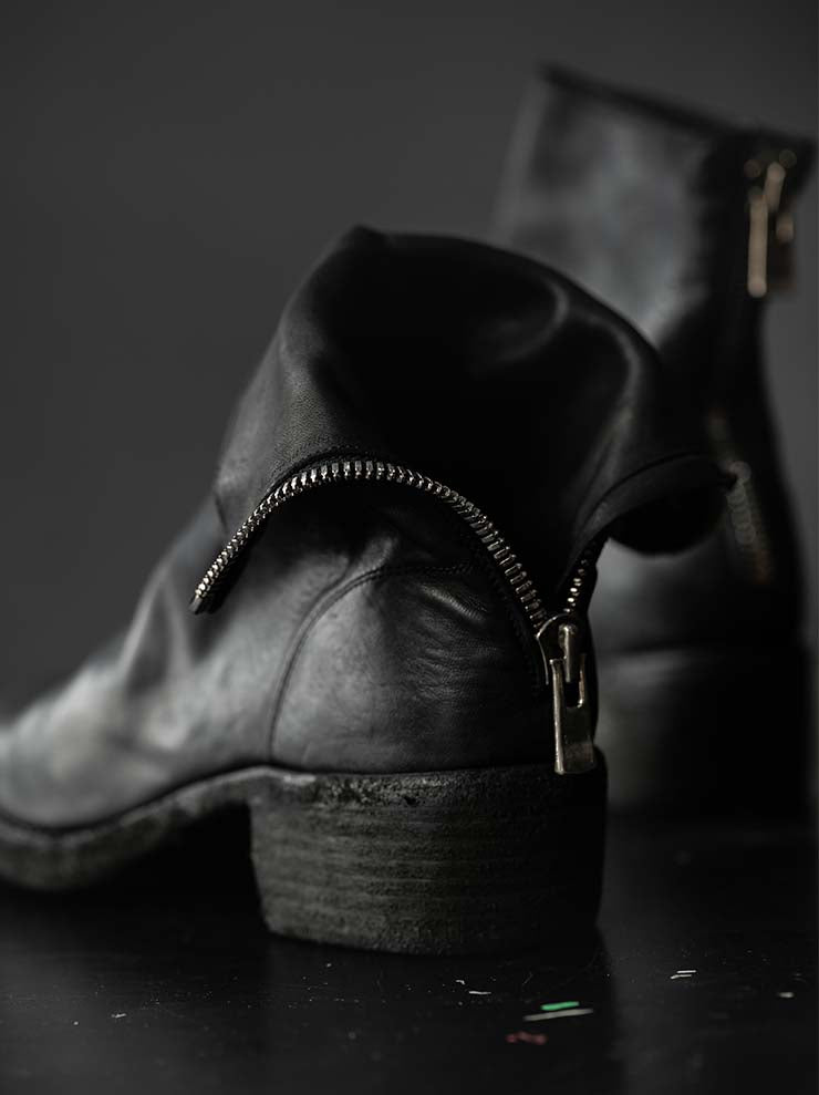 GUIDI<br>MEN'S BACKZIP BOOTS 796Z BLKT / HORSE FULL GRAIN