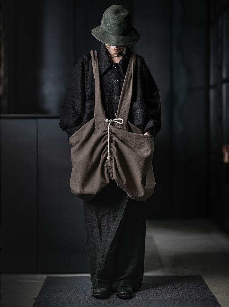 GATHERING<br>DOUBLE BAG / KHAKI GREEN