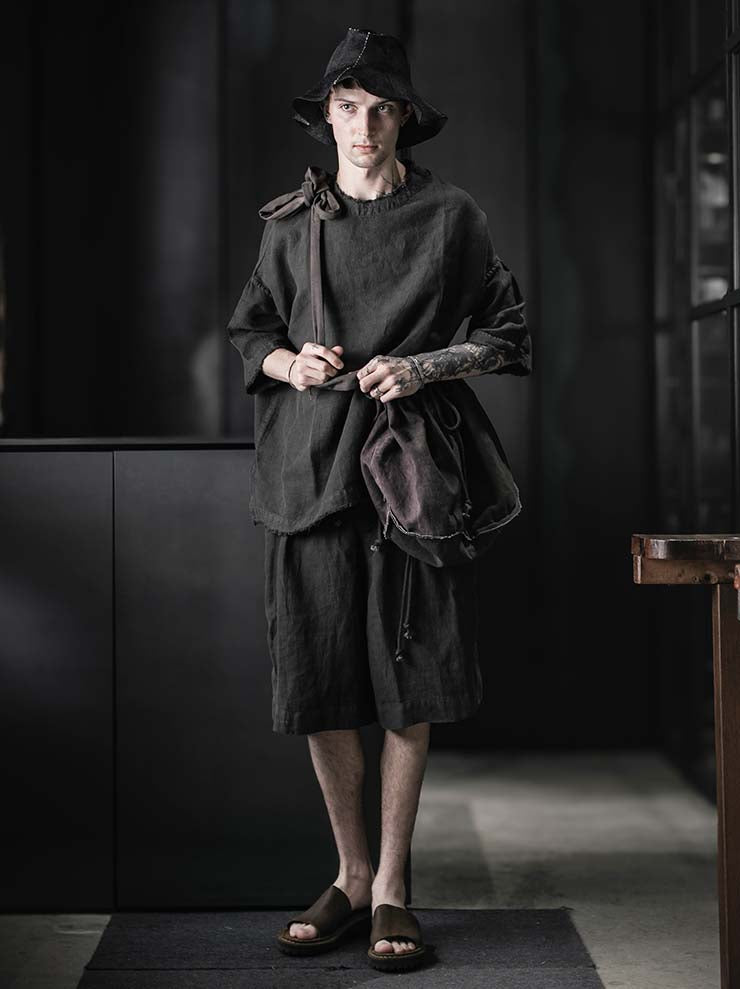 GATHERING<br>Farmer Shorts / BLACK