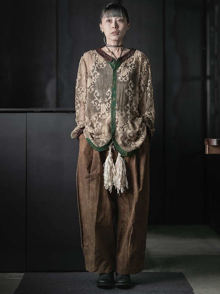 COMMUNS<br>WOMENS TROUSERS / Caramel Dyeing