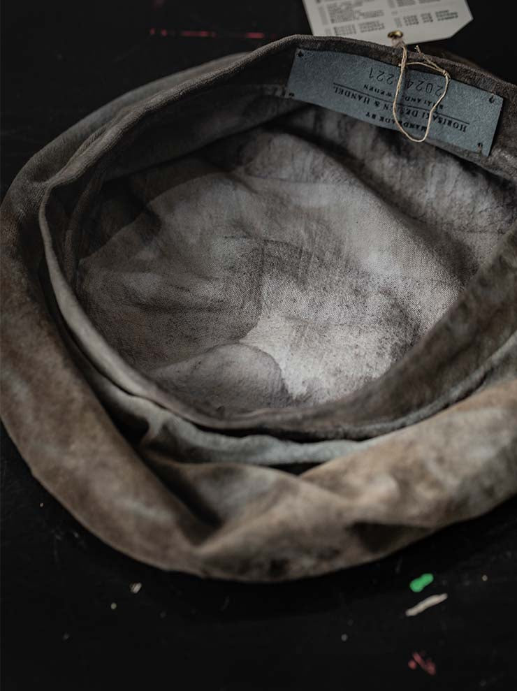 HORISAKI<br> ONE OF A KIND COLLECTION Cotton Beret OOAK24 NO.10 / MULTI