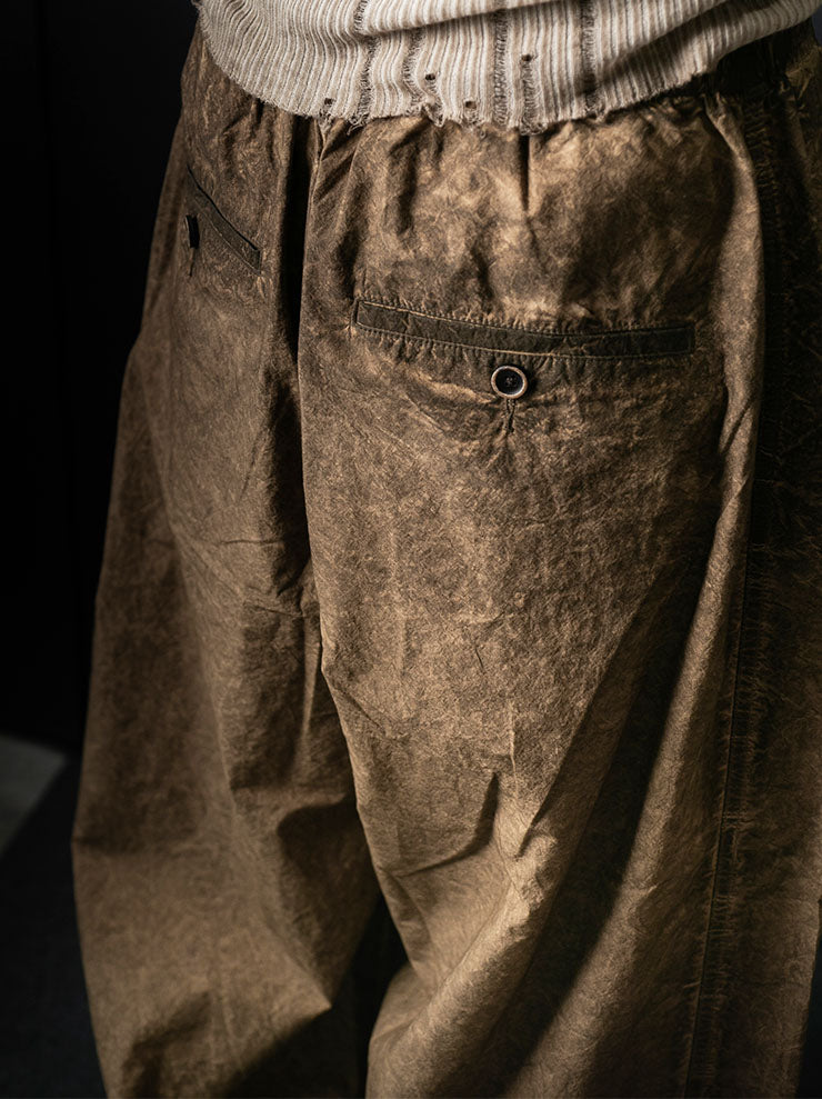 UMA WANG<br>WOMENS POETIC PANTS / MUSTARD