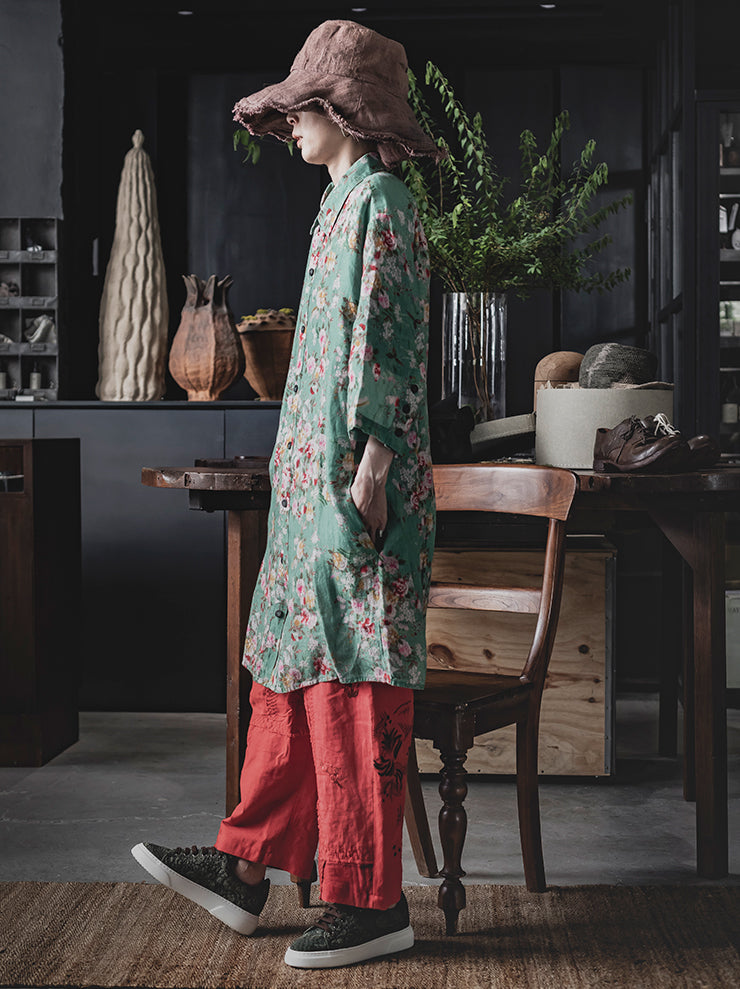 By Walid<br> WOMENS JUAN TROUSERS / CARMINE