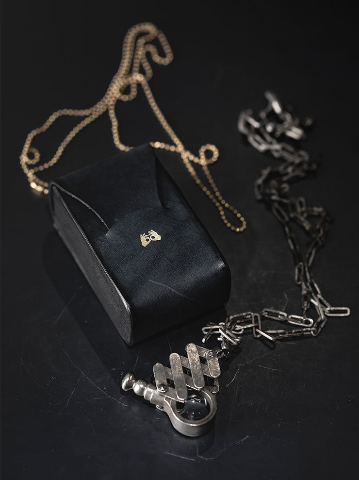 RIGARDS<br/>STERLING SILVER EXTENDABLE MAGNIFYING LOUPE NECKLACE / AT009AG