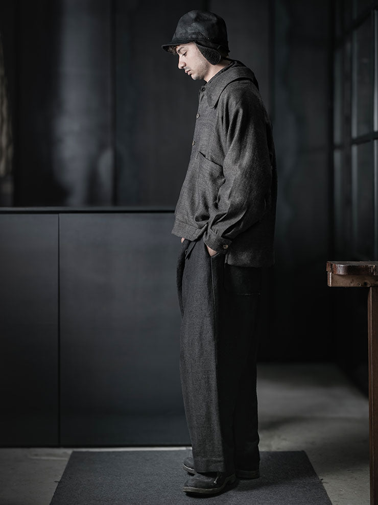 GATHERING<br>UNISEX SHEPHERD PANT / INDIGO BLACK