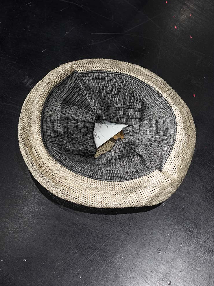 HORISAKI<br> ONE OF A KIND COLLECTION Tequilla Straw Hat SHPVPK005 / PV IRON
