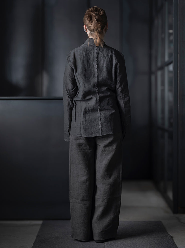 K'ANG<br>UNISEX MIDFIT SHIRTS / DARK GREY