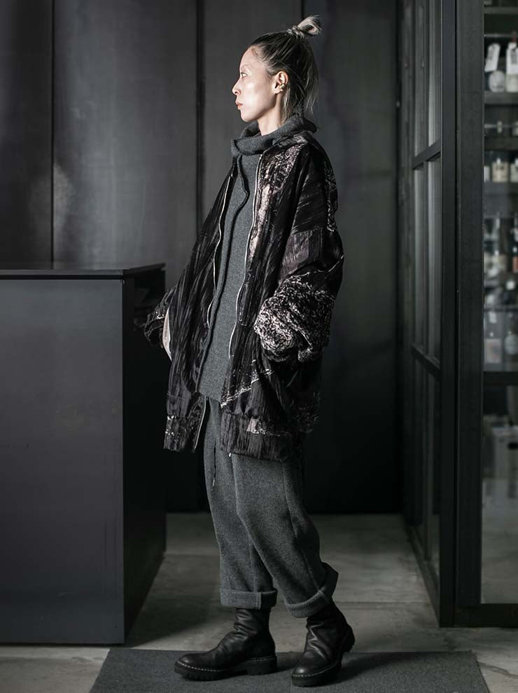 individual sentiments<br />UNISEX  エラステックウエストイージートラウザー / medium gray