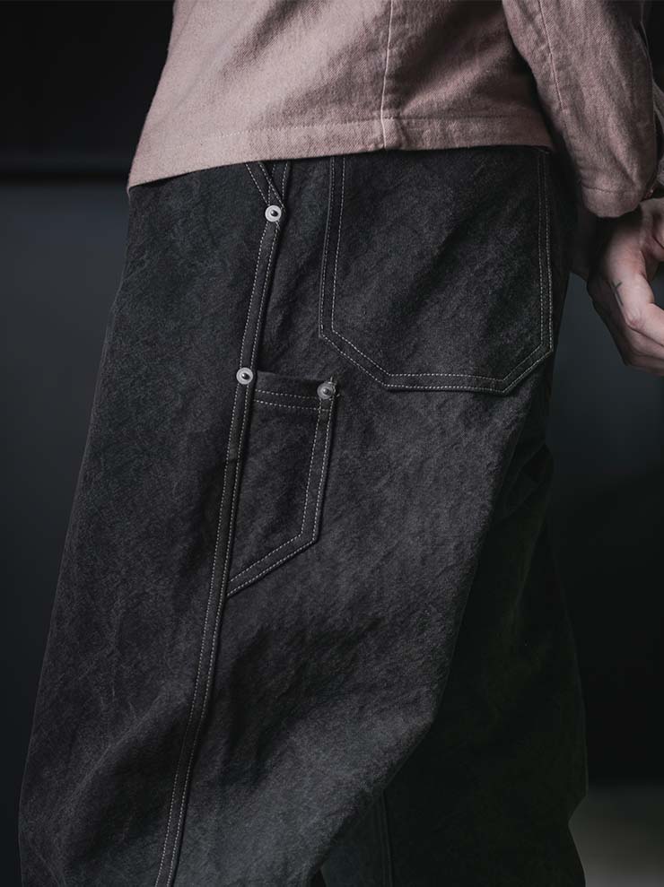 EVAN SCOTT MONROE<br>Bellow Trousers / Sumi Ink, Charcoal