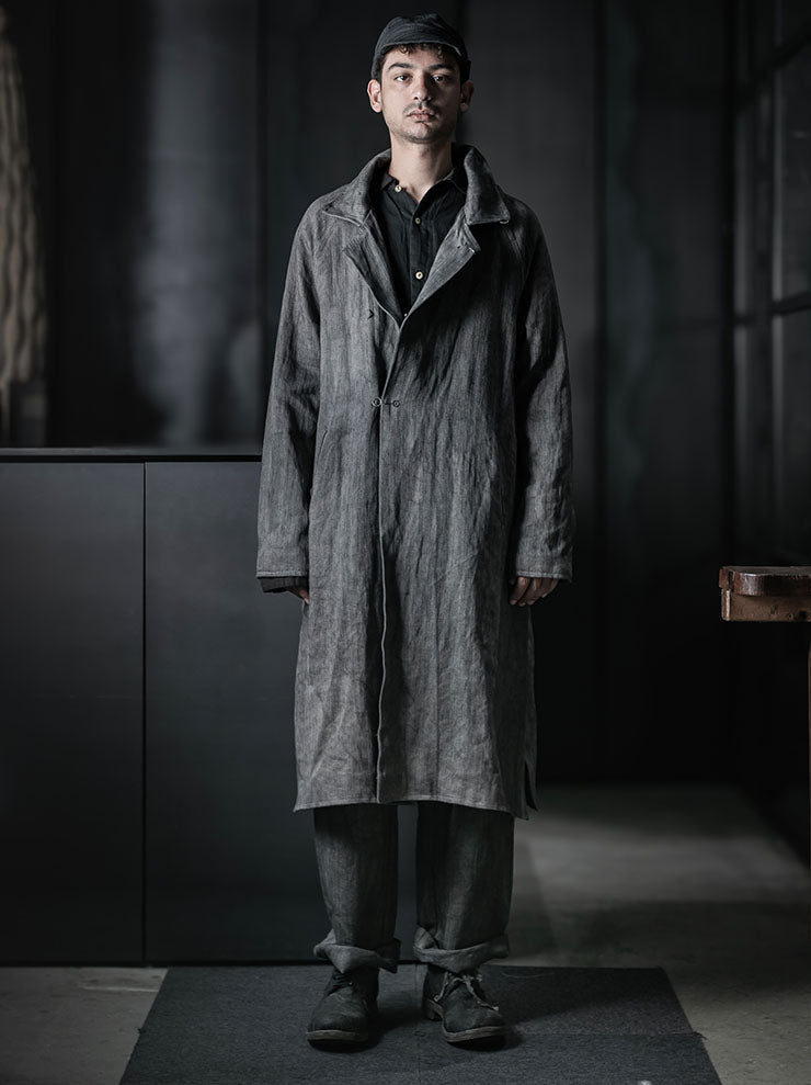 ATELIER SUPPAN<br>MENS HEMP COAT / W26-01