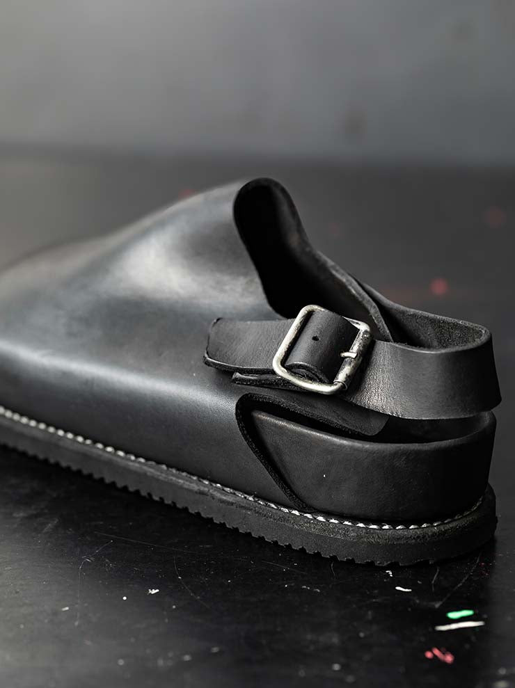 GUIDI<br>MENS OPEN TOE SLING BACK SANDALS BRK11 BLKT / CALF BACK SIDE FULL GRAIN