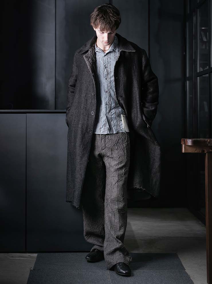 K'ANG<br>MENS MIDFIT SHIRTS / INDIGO