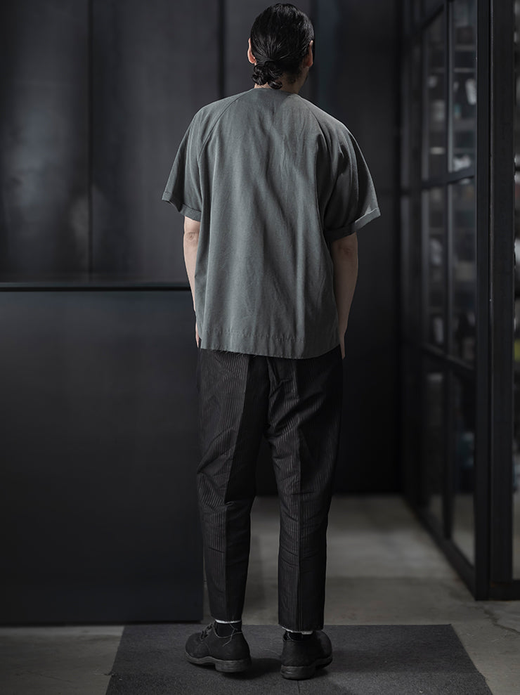 individual sentiments<br />UNISEX ワイドイージーTシャツ / GRAY GREEN
