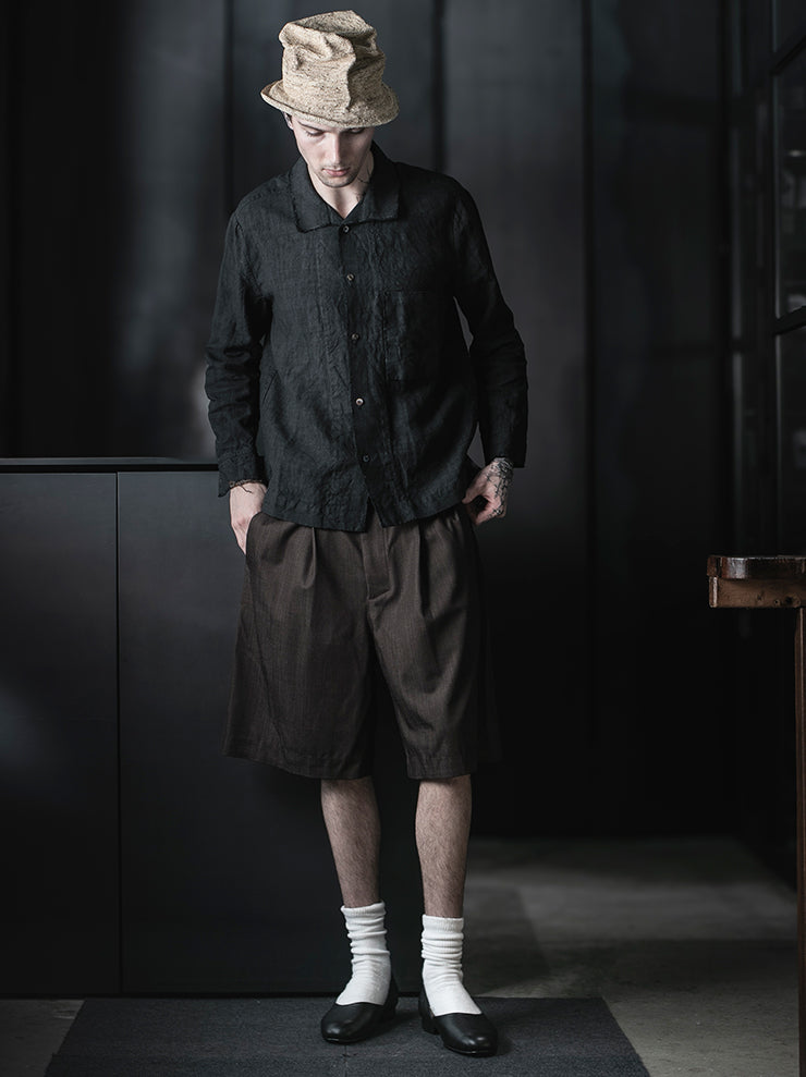 MONAD<br>Murray Tailored Shorts / Brown