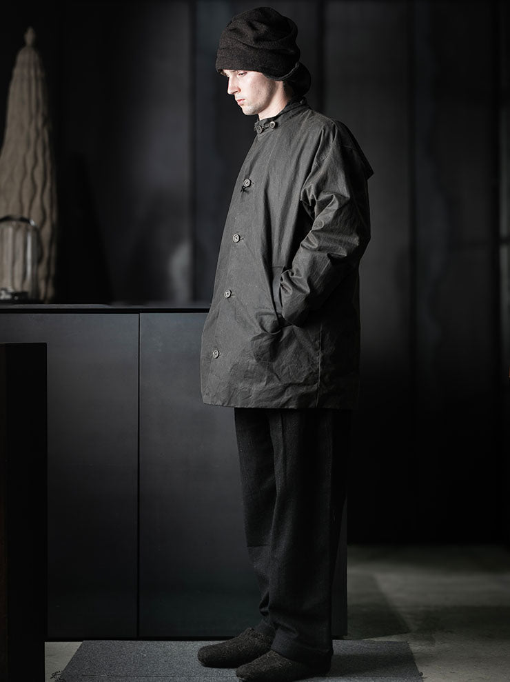 toward(s)<br />WAXED COTTON TYPEWRITER PARKA / DARK BROWN