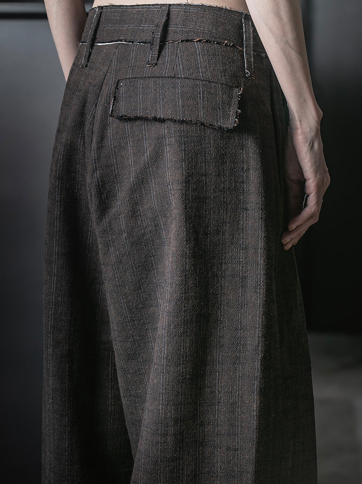 WRIGHT + DOYLE<br>UNISEX KASSEL TROUSERS / BARK