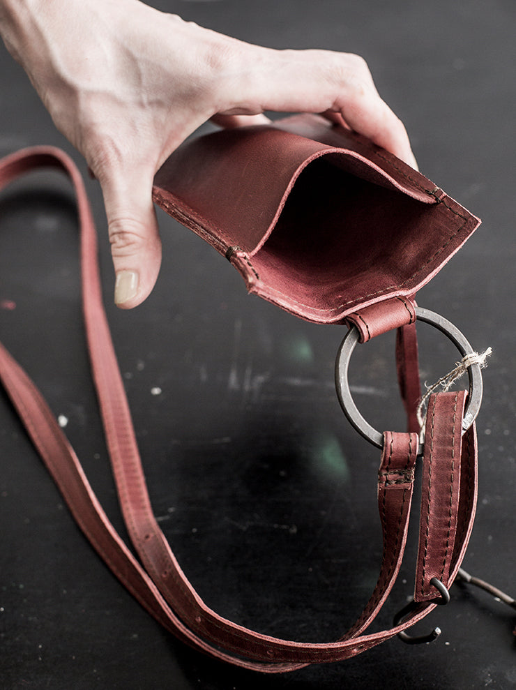 tagliovivo<br> ring card holder MATTONE