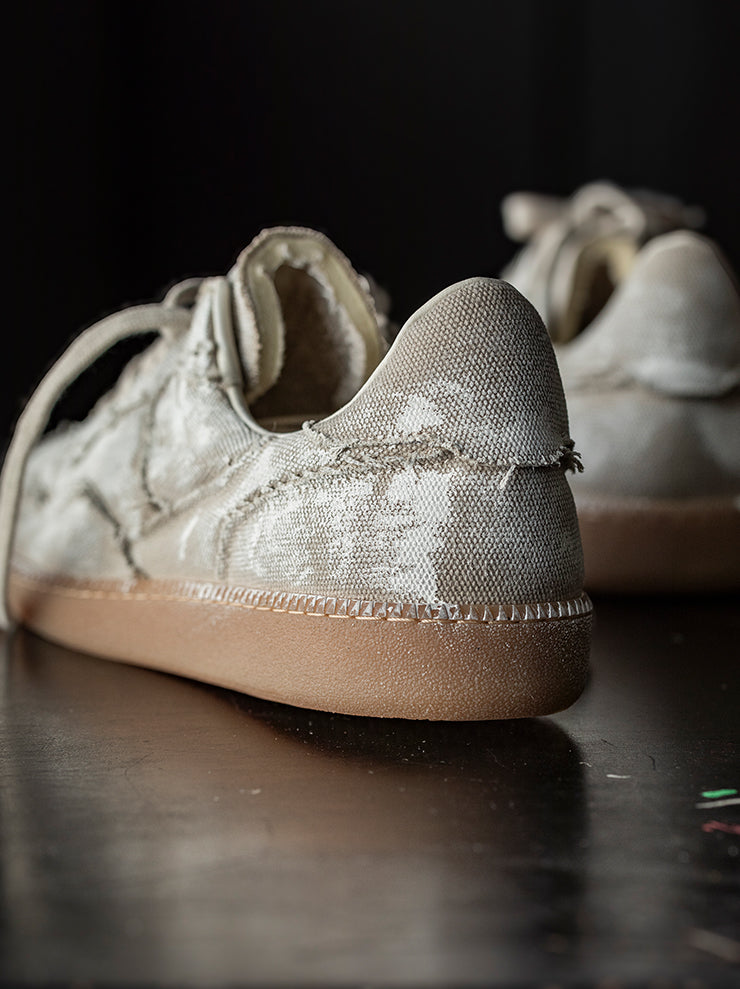 HIDNANDER<br>MENS ローカットスニーカー / White Covered