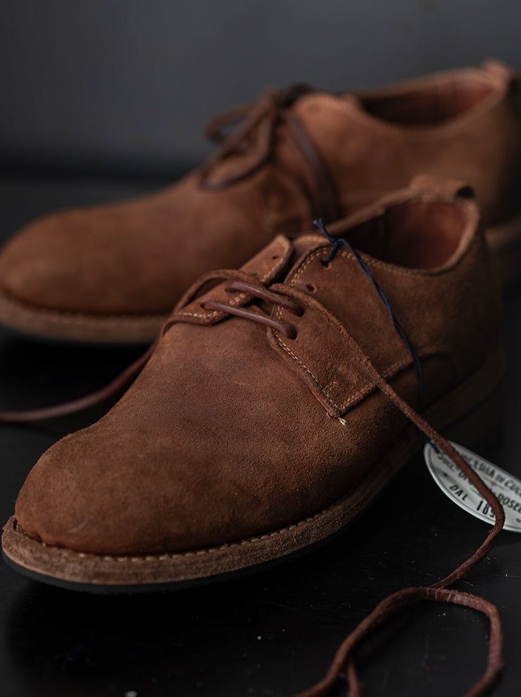 GUIDI & ROSELLINI<br>MENS クラシックダービーシューズ MOROSINO_OLD AT / VACCHETTA REVERSE