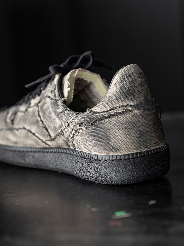 HIDNANDER<br>MENS ローカットスニーカー / Black × Beige