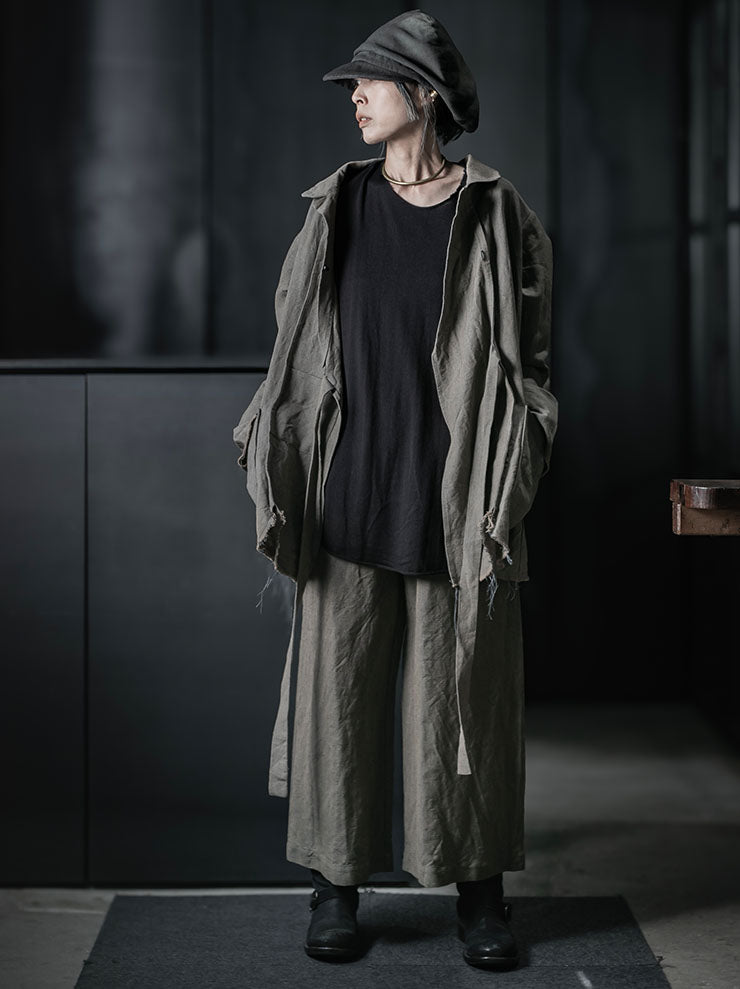 ATELIER SUPPAN<br>WOMENS LIGHT WOOL A-LINE JACKET / W26-31