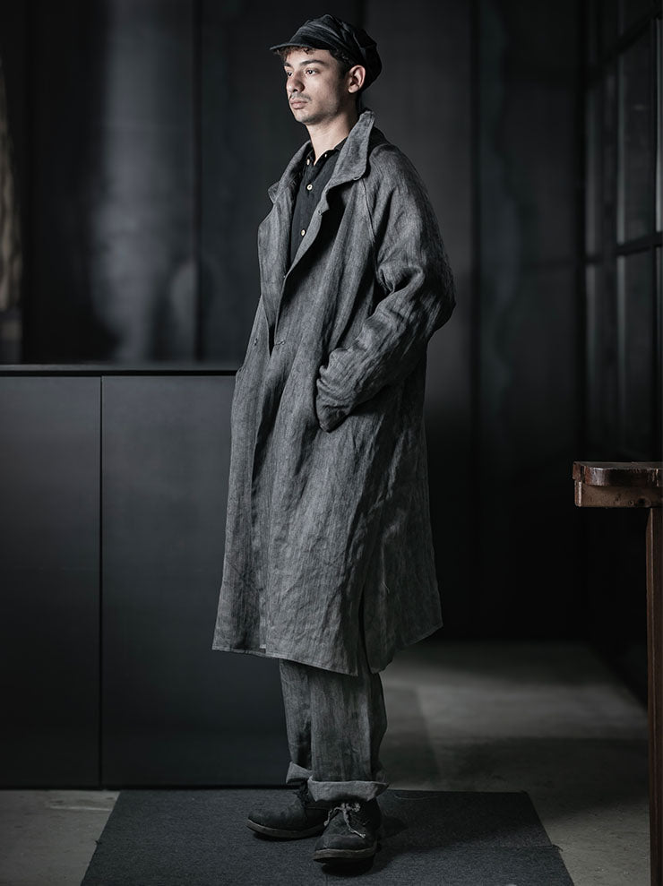ATELIER SUPPAN<br>MENS HEMP COAT / W26-01