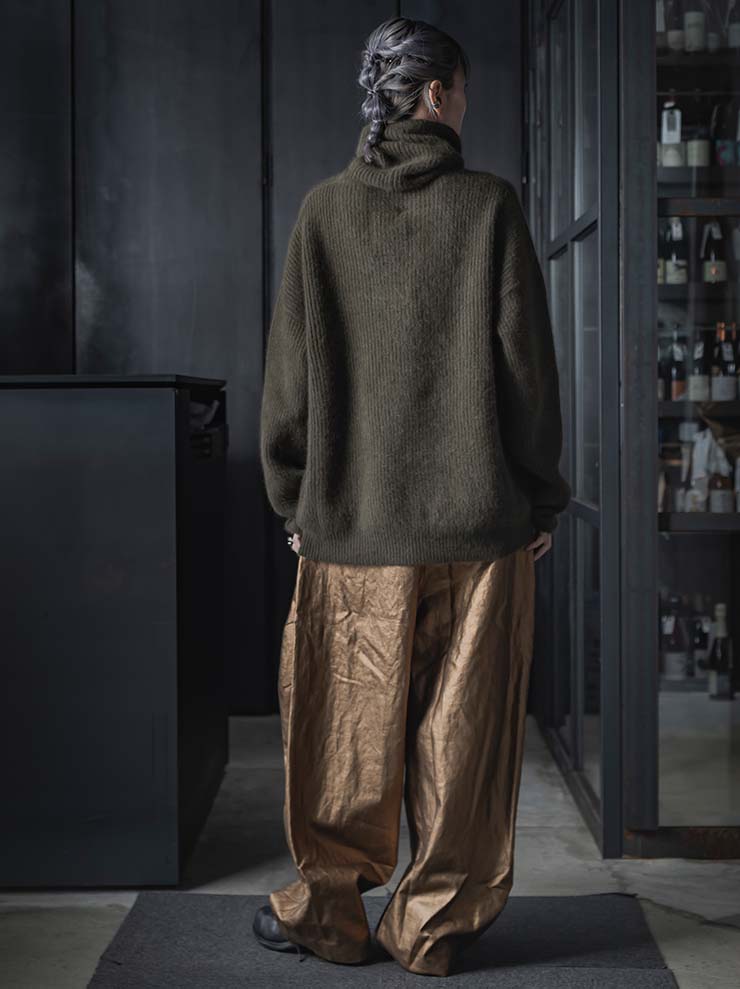 UMA WANG<br> WOMENS TROUSER / GOLD